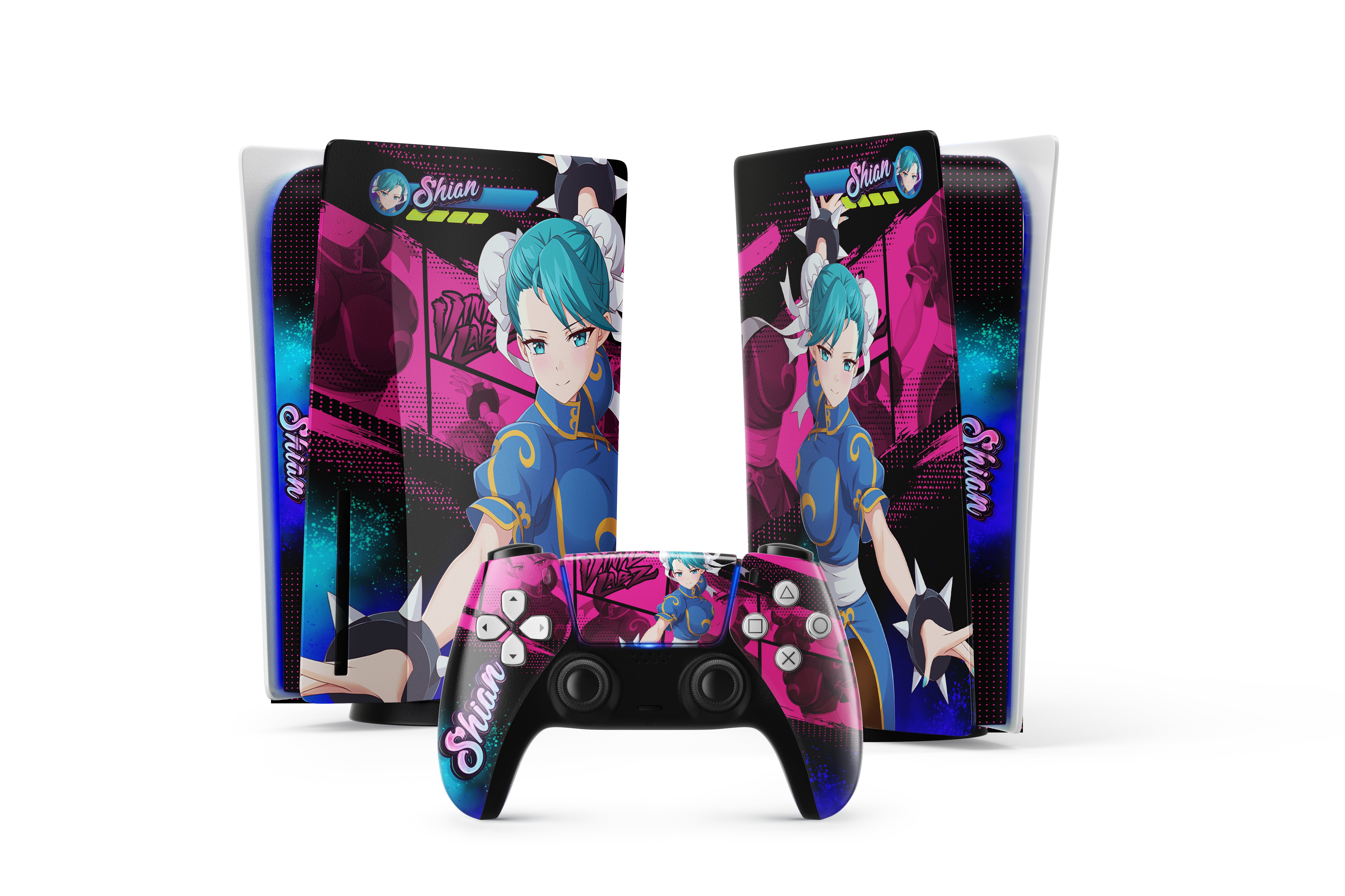 おちんぱん　PS５ Shian(Chun-Li) PS5 Skin – Vinyl Labz