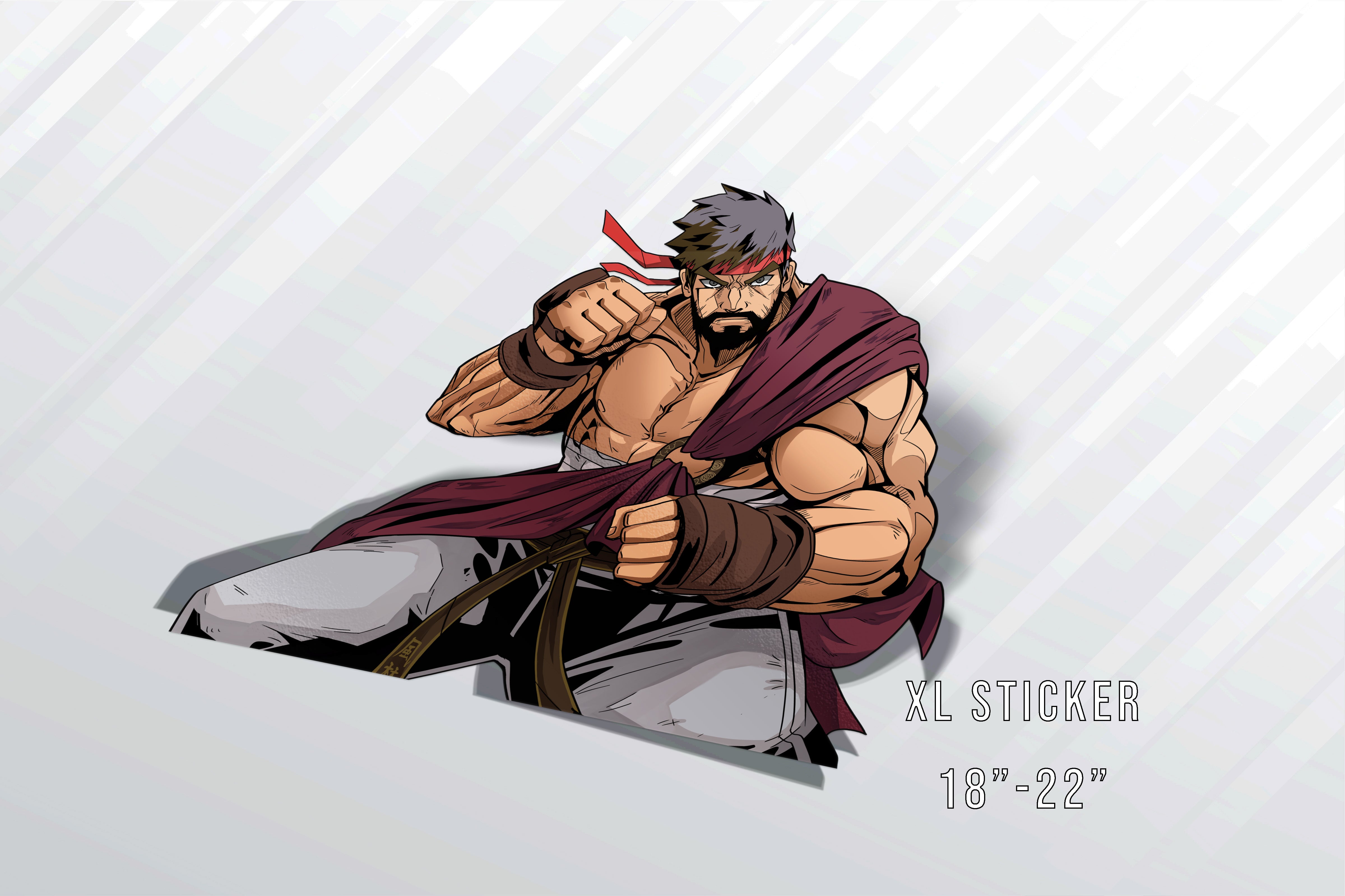 Ryu (SF6) XL Sticker – Vinyl Labz