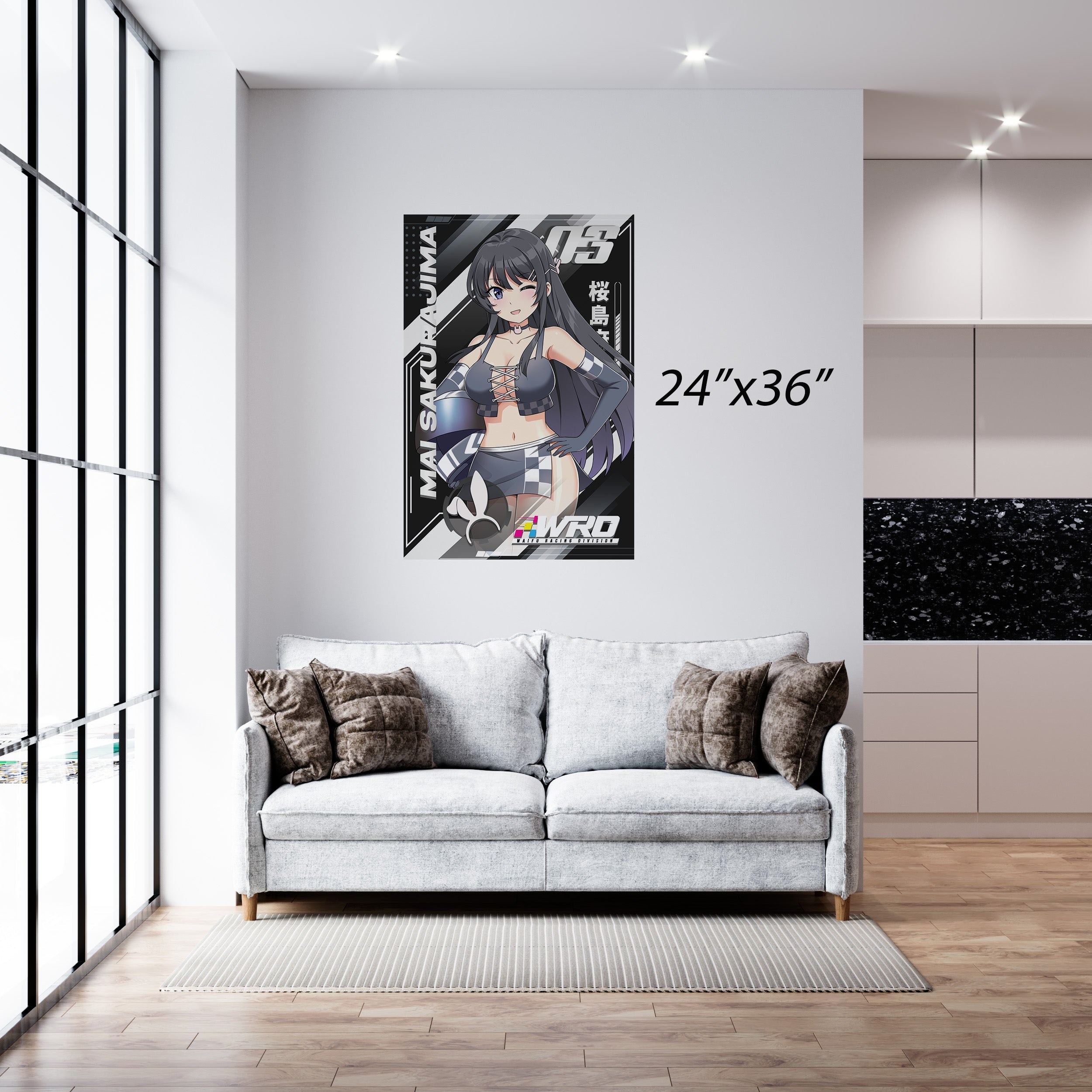 Mai Sakurajima Poster Banner – Vinyl Labz