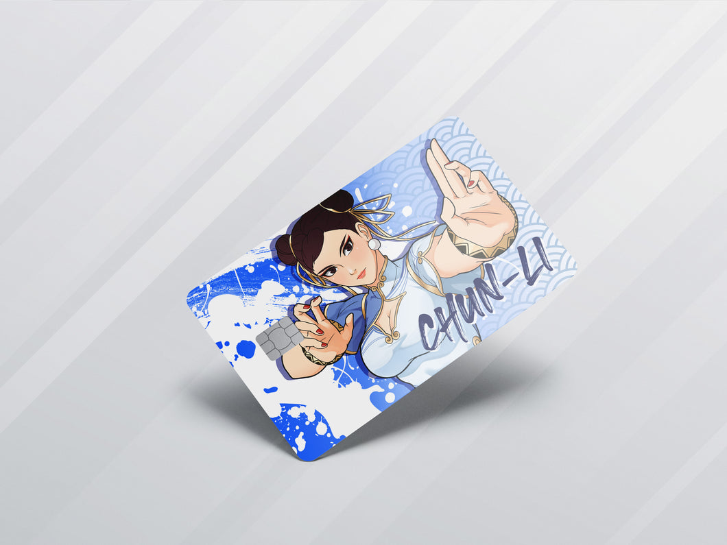 Chun Li SF6 Card Skin Vinyl Labz chun-li-sf6-card-skin-vinyl-labz