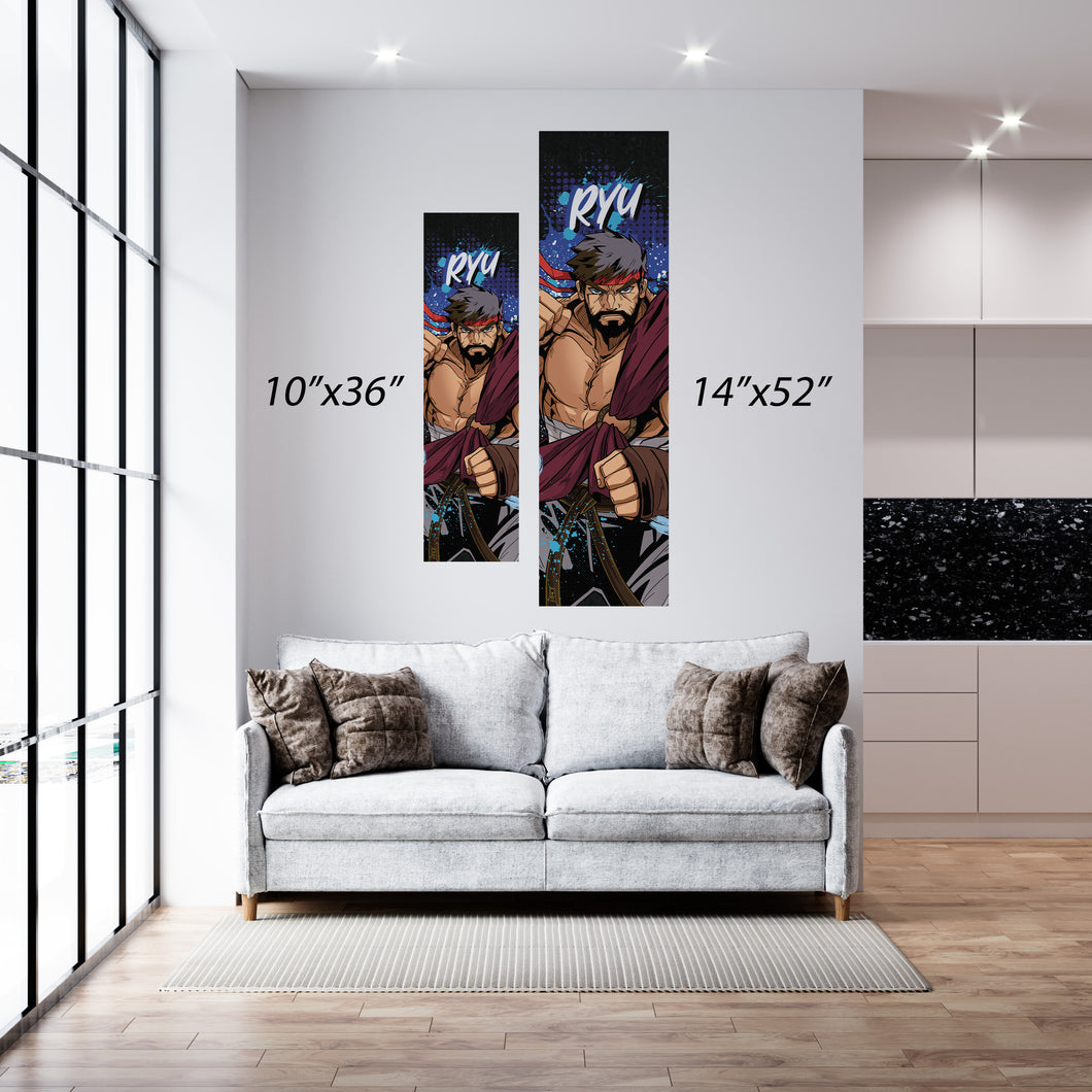 Ryu (SF6) Vertical Poster Banner