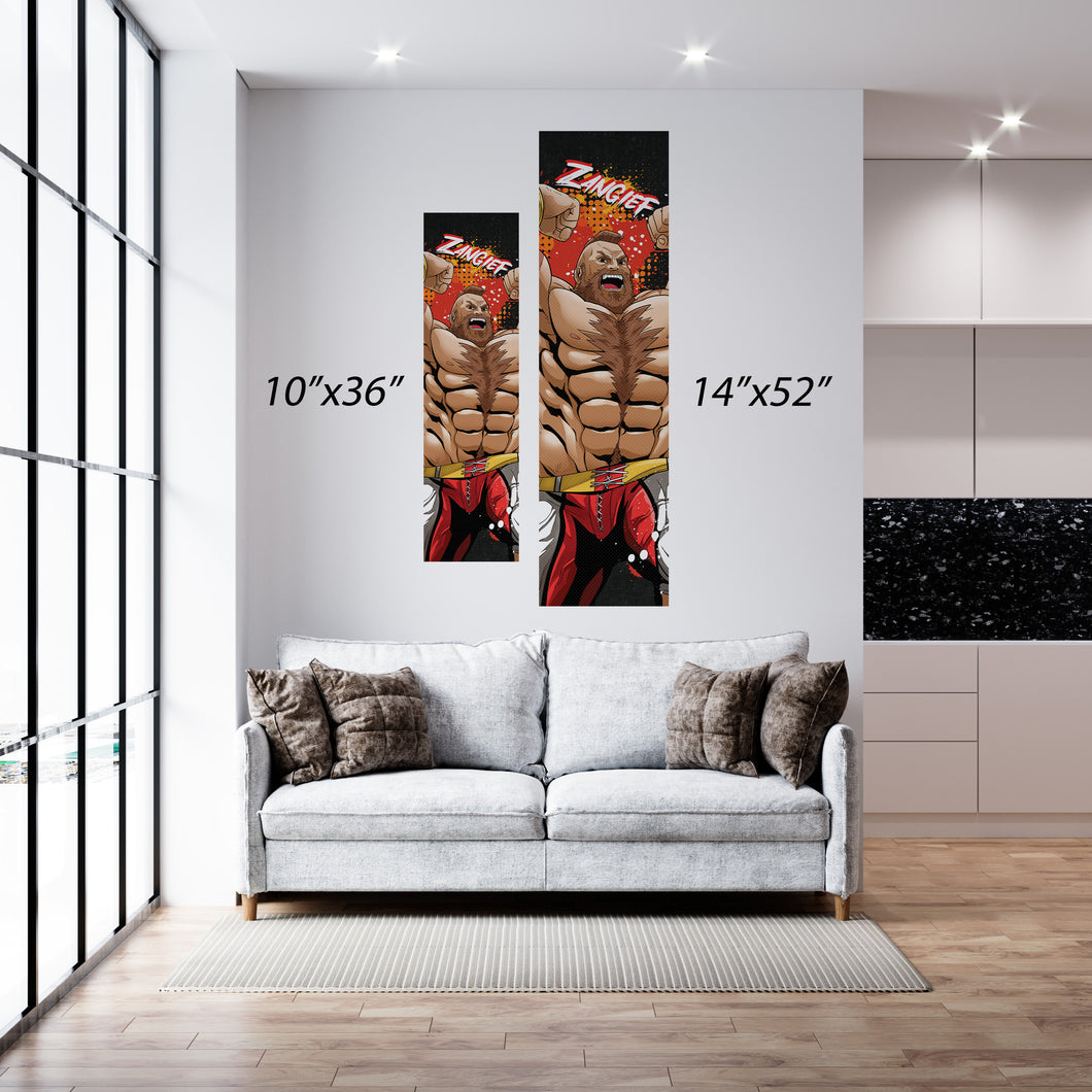Zangief (SF6)  Vertical Poster Banner