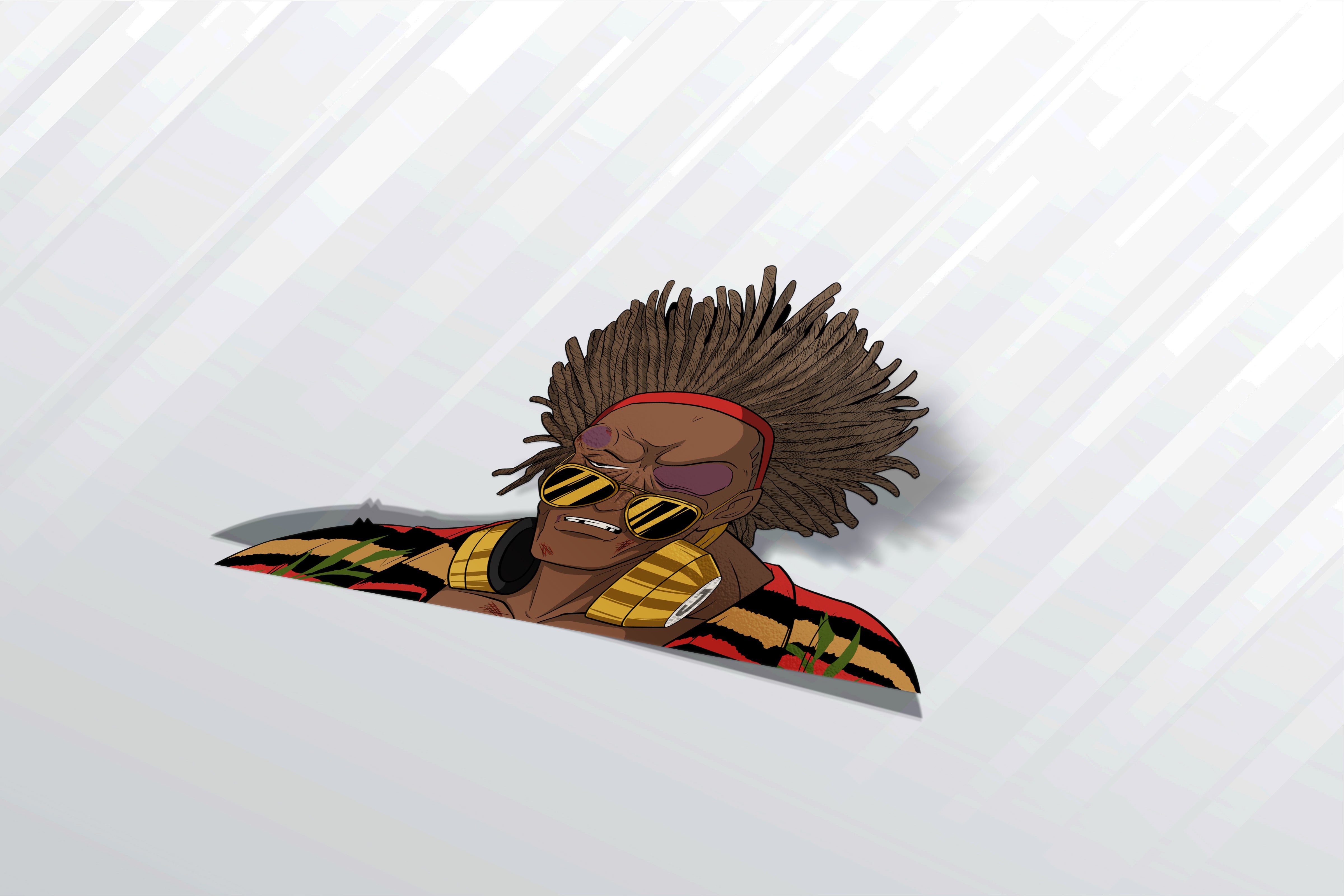 Deejay Sticker Dee Jay (SF6) Defeated Face Sticker – Vinyl Labz