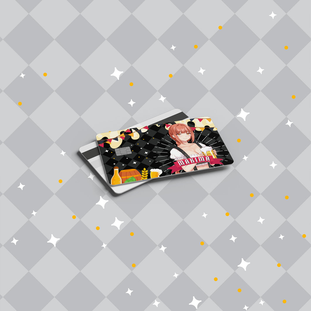 Makima Beer Maid Card Skin