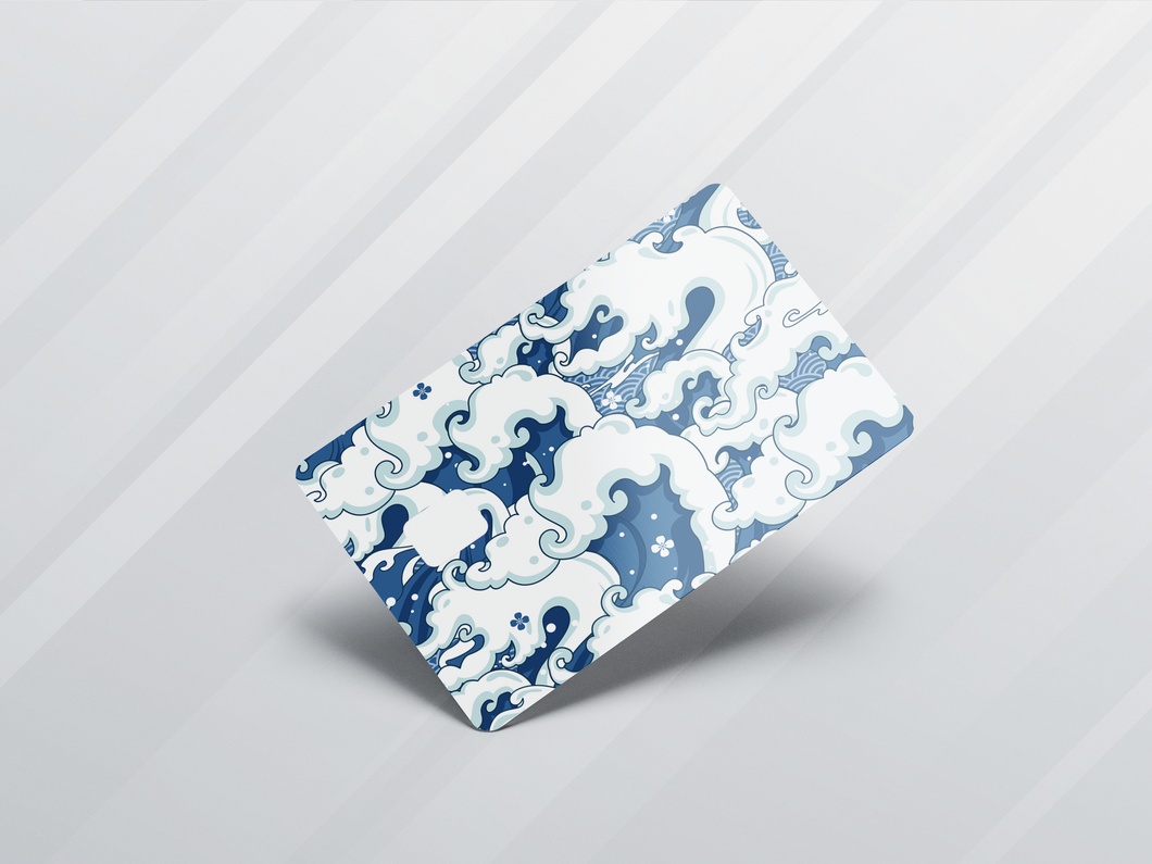 Japanese Waves Art Card Skin