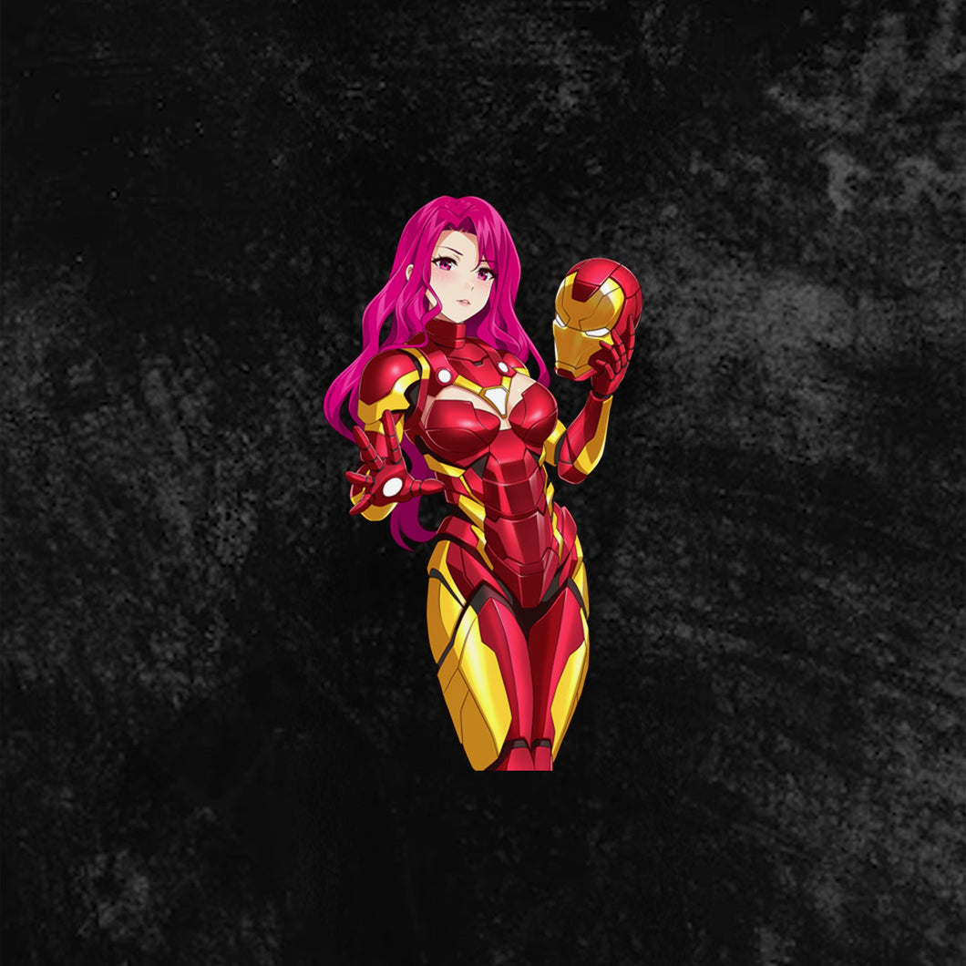 Seki Ironman Cosplay  Mini Sticker