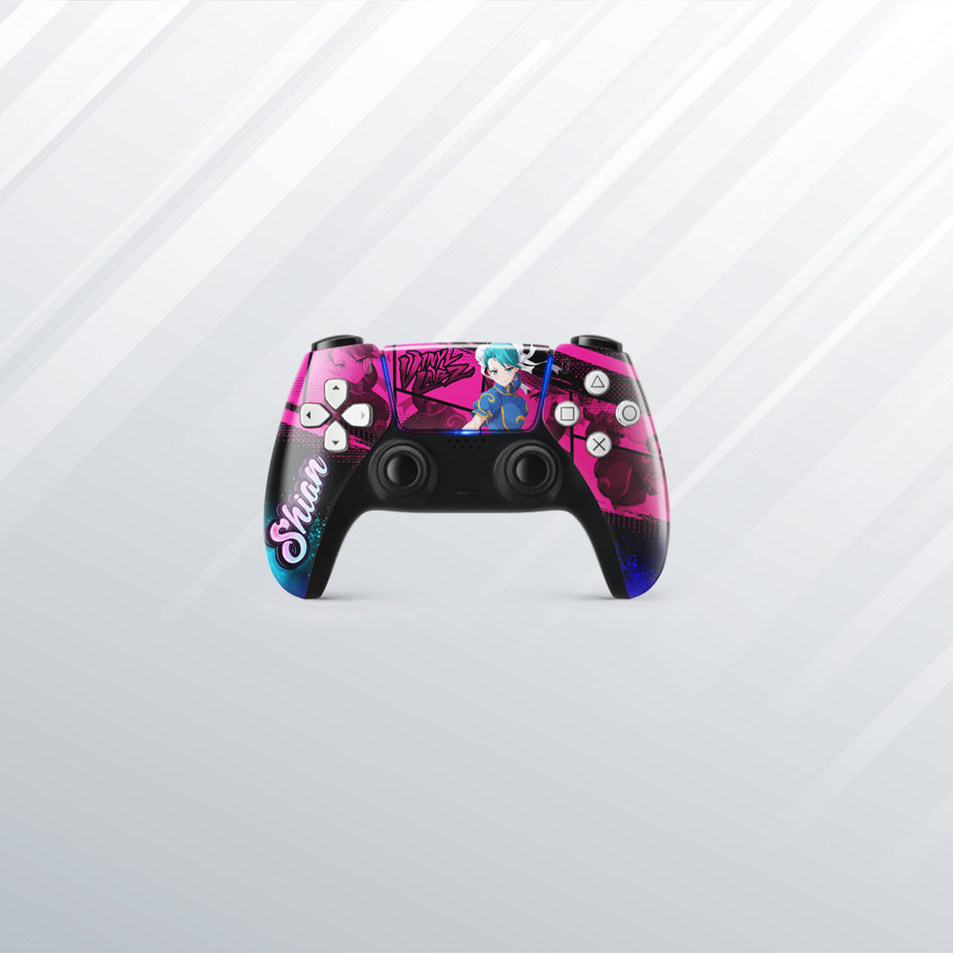 Shian(Chun-Li) PS5 Controller Skin