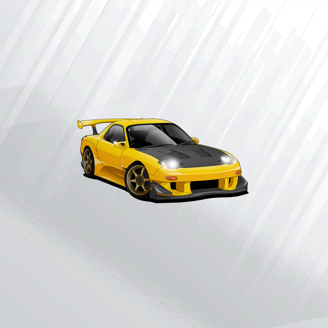 Animated Fd Rx7 Mazda Rx7 FD – Vinyl Labz