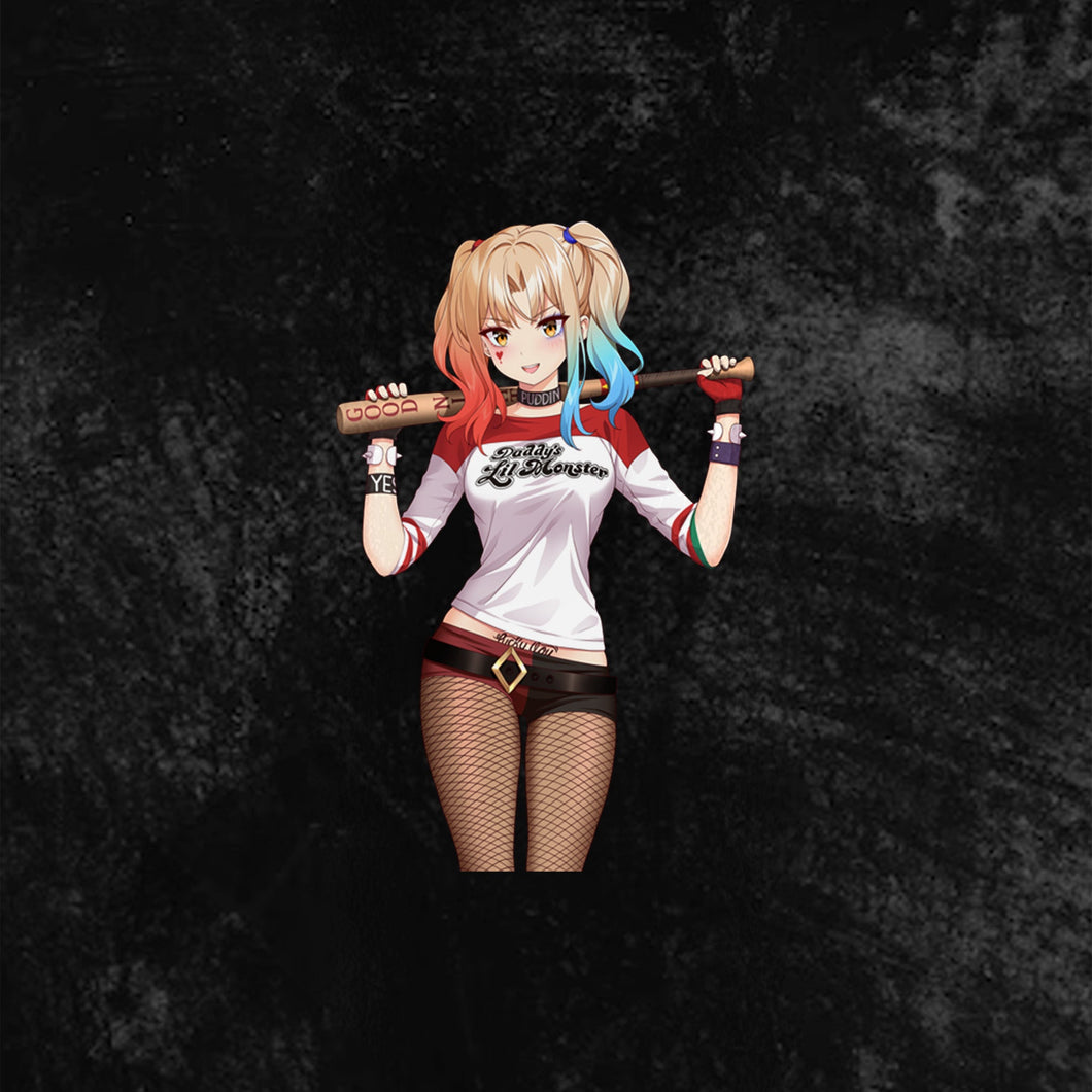 Ki Harley Quinn Cosplay  Mini Sticker