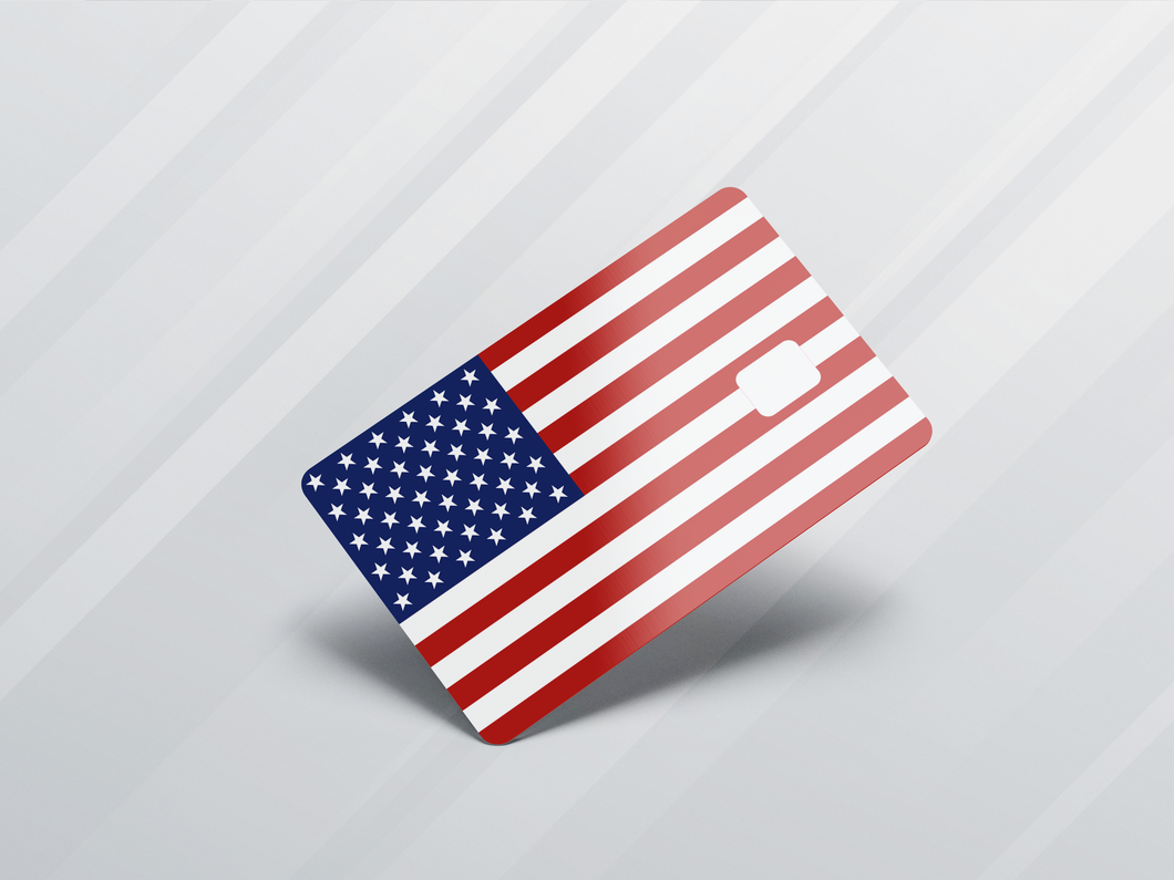 US Flag Card Skin