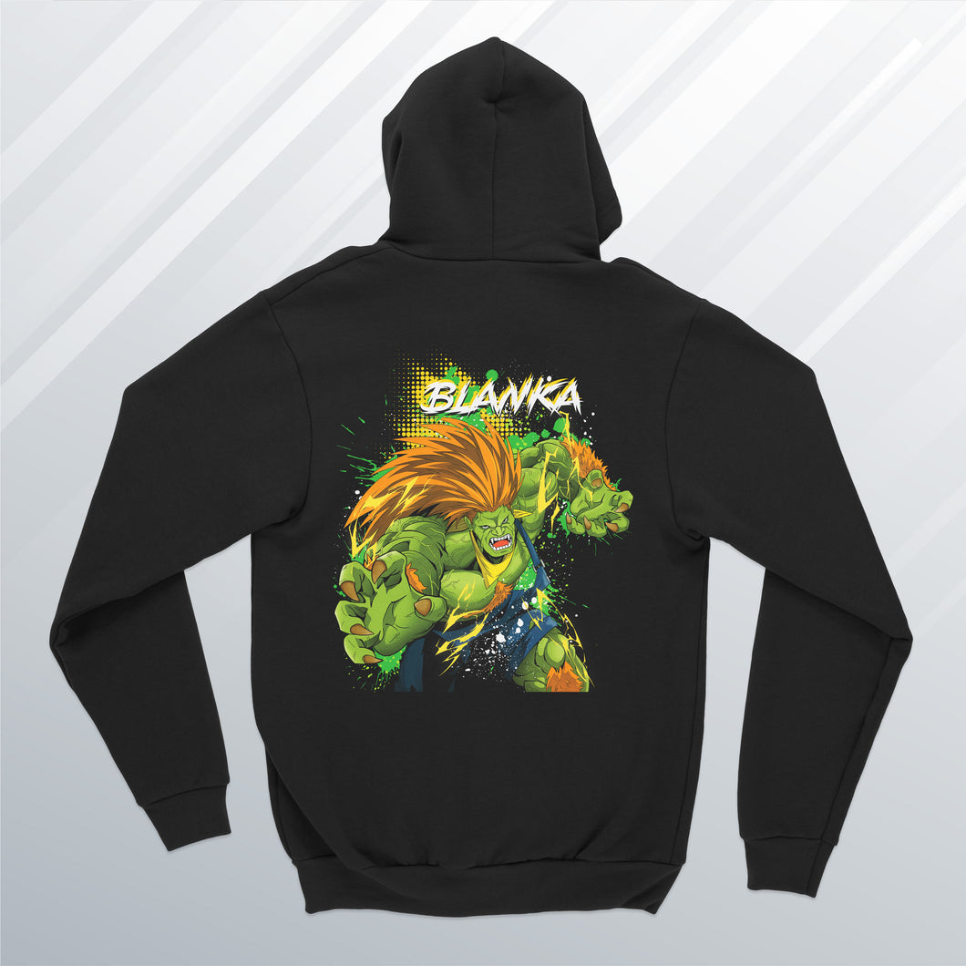 Blanka (SF6) Hoodie (Front and Back)