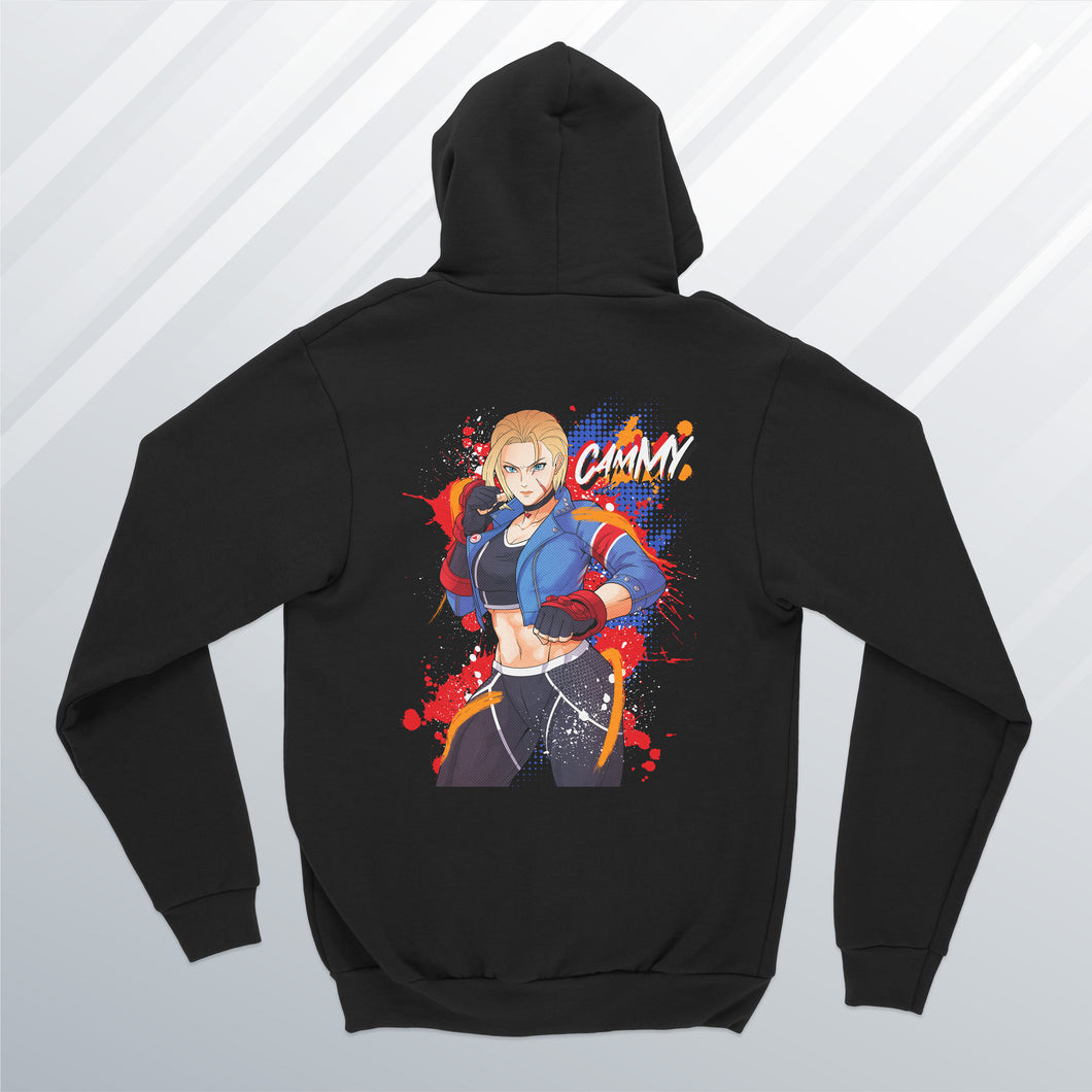 Cammy (SF6)  Hoodie (Front and Back)