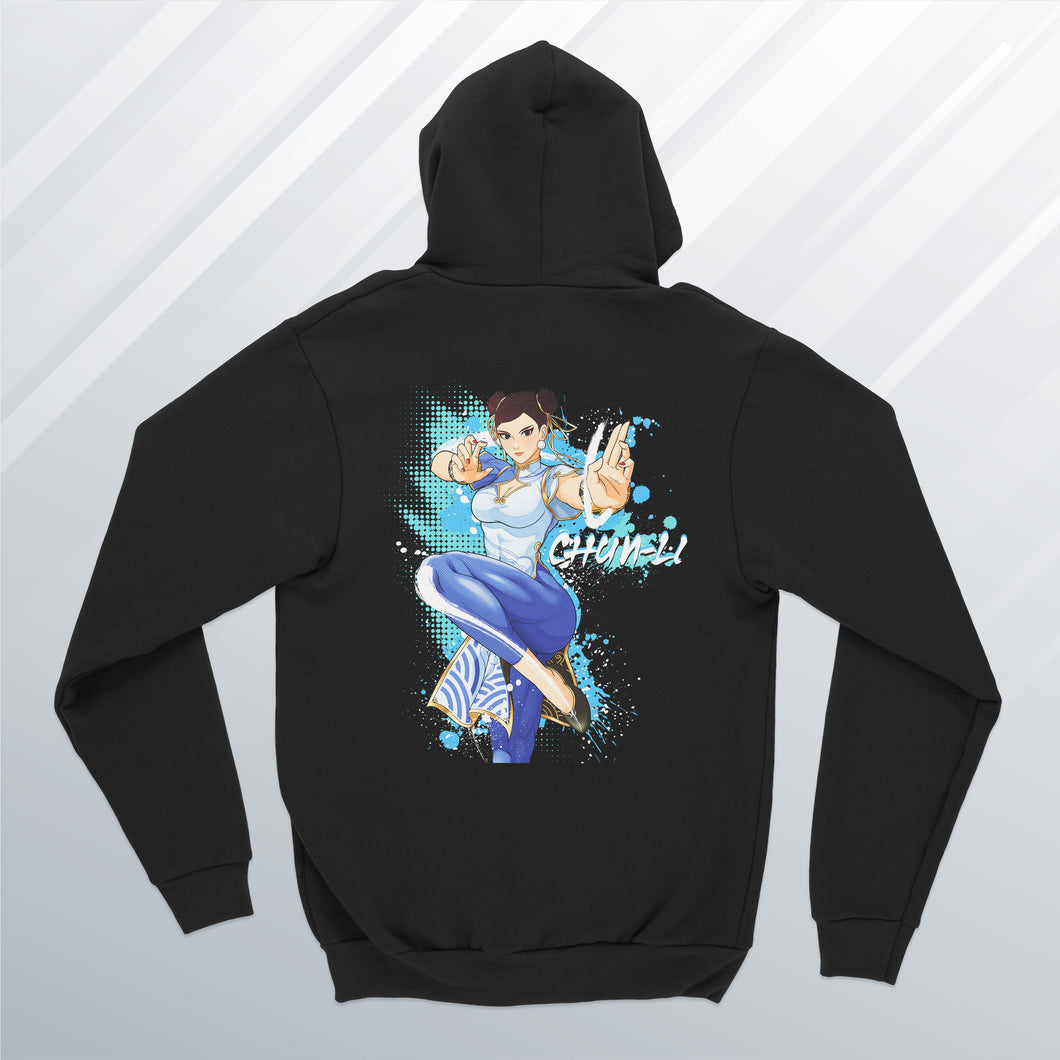 Chun Li (SF6) Hoodie (Front and Back)