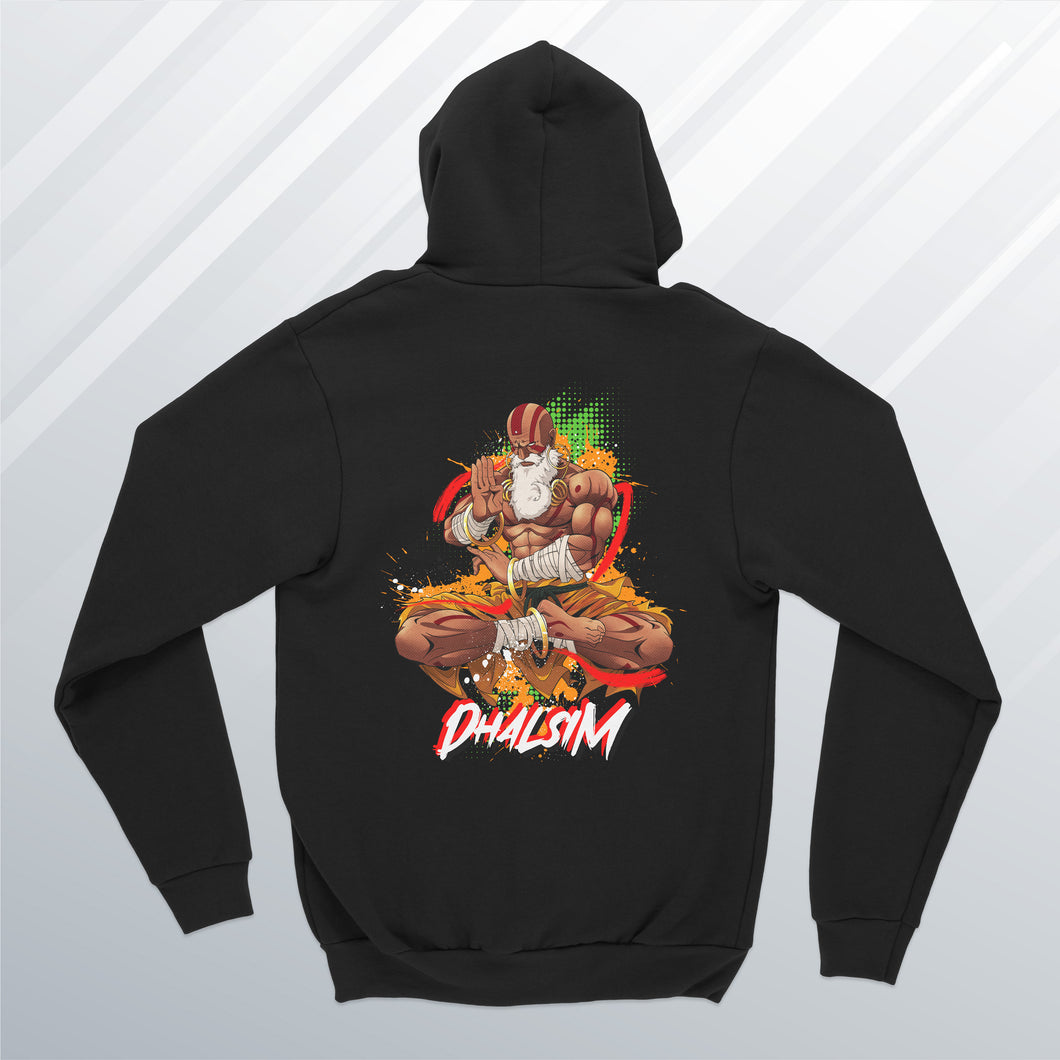 Dhalsim (SF6) Hoodie (Front and Back)