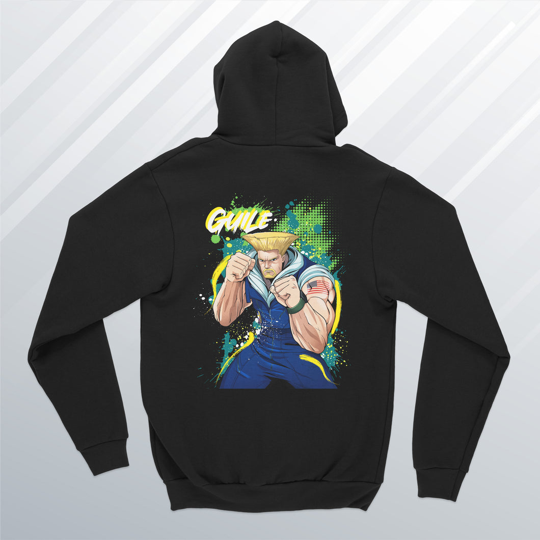 Guile (SF6) Hoodie (Front and Back)
