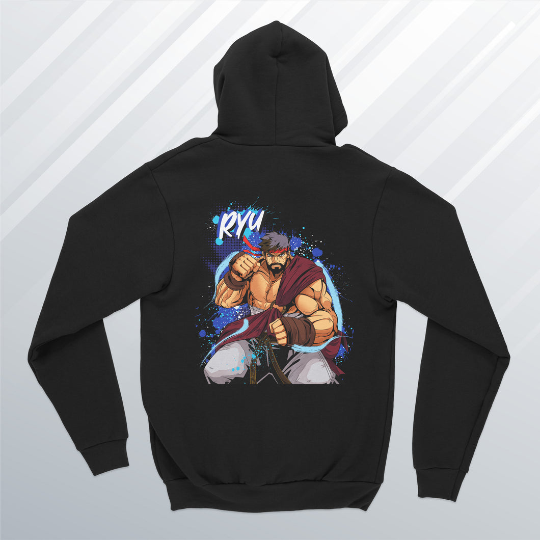 Ryu (SF6) Hoodie (Front and Back)