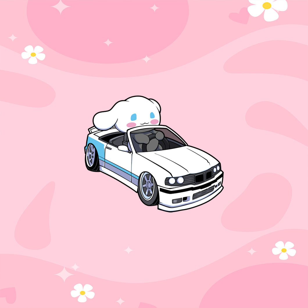 Cinnamoroll BMW Sticker (Driving)