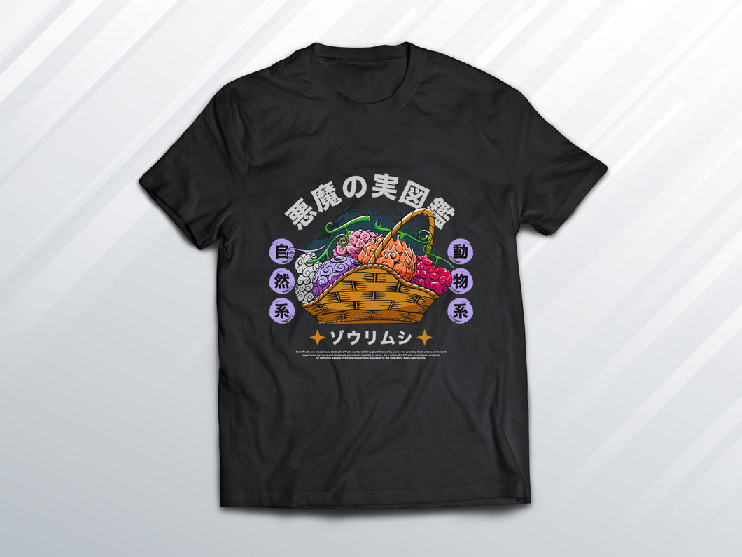 Devil Fruit Basket T-Shirt (Front Only)
