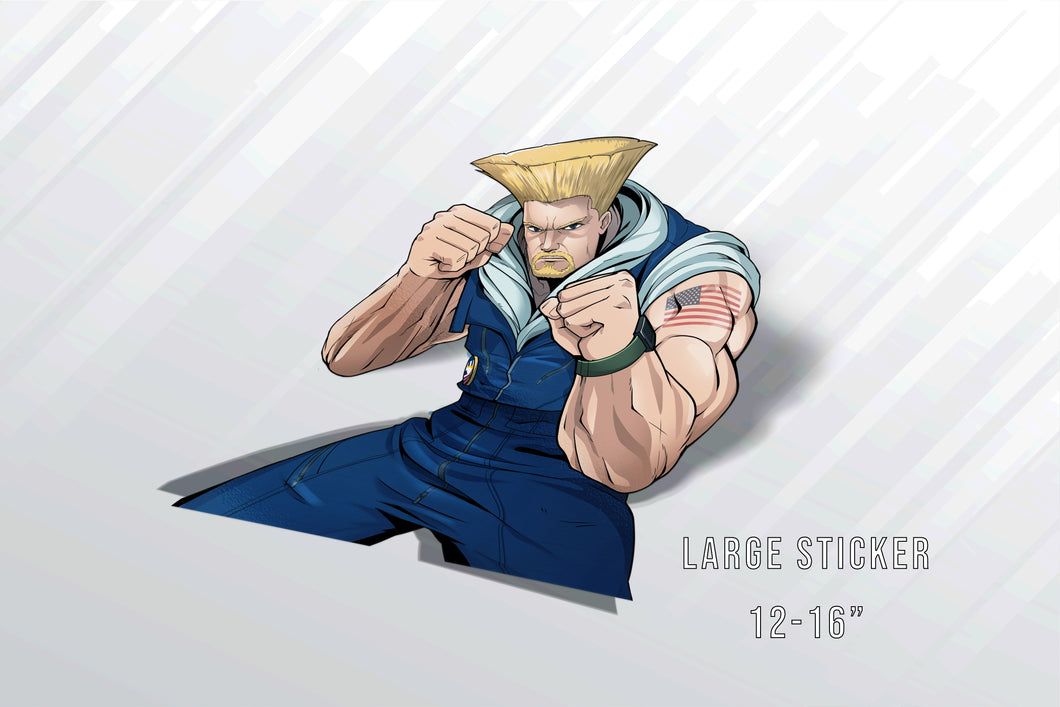 Guile (SF6) Large Sticker
