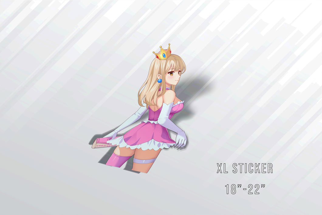 Ki Peach Cosplay XL Sticker