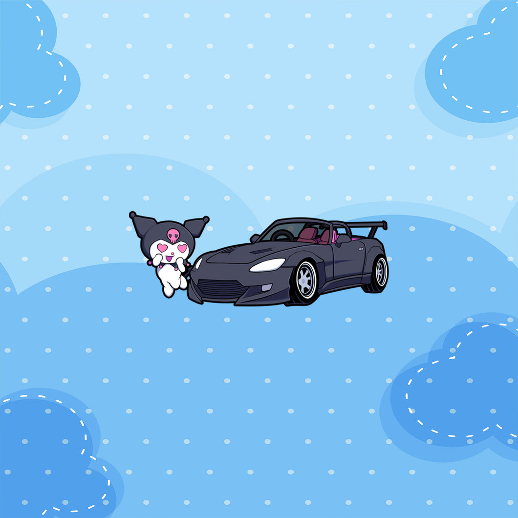 Kuromi Honda S2K Sticker