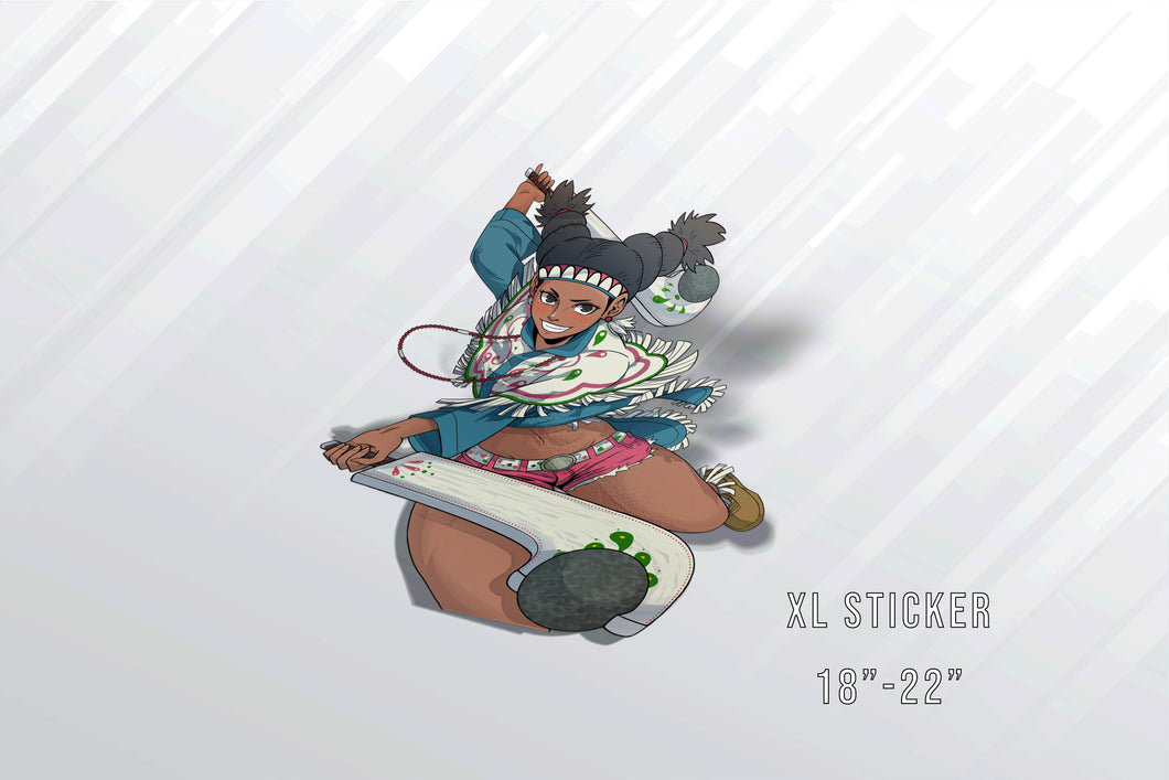 Lily (SF6)  XL  Sticker