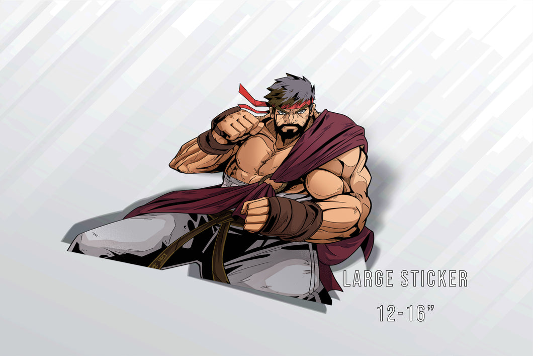 Ryu (SF6) Large Sticker