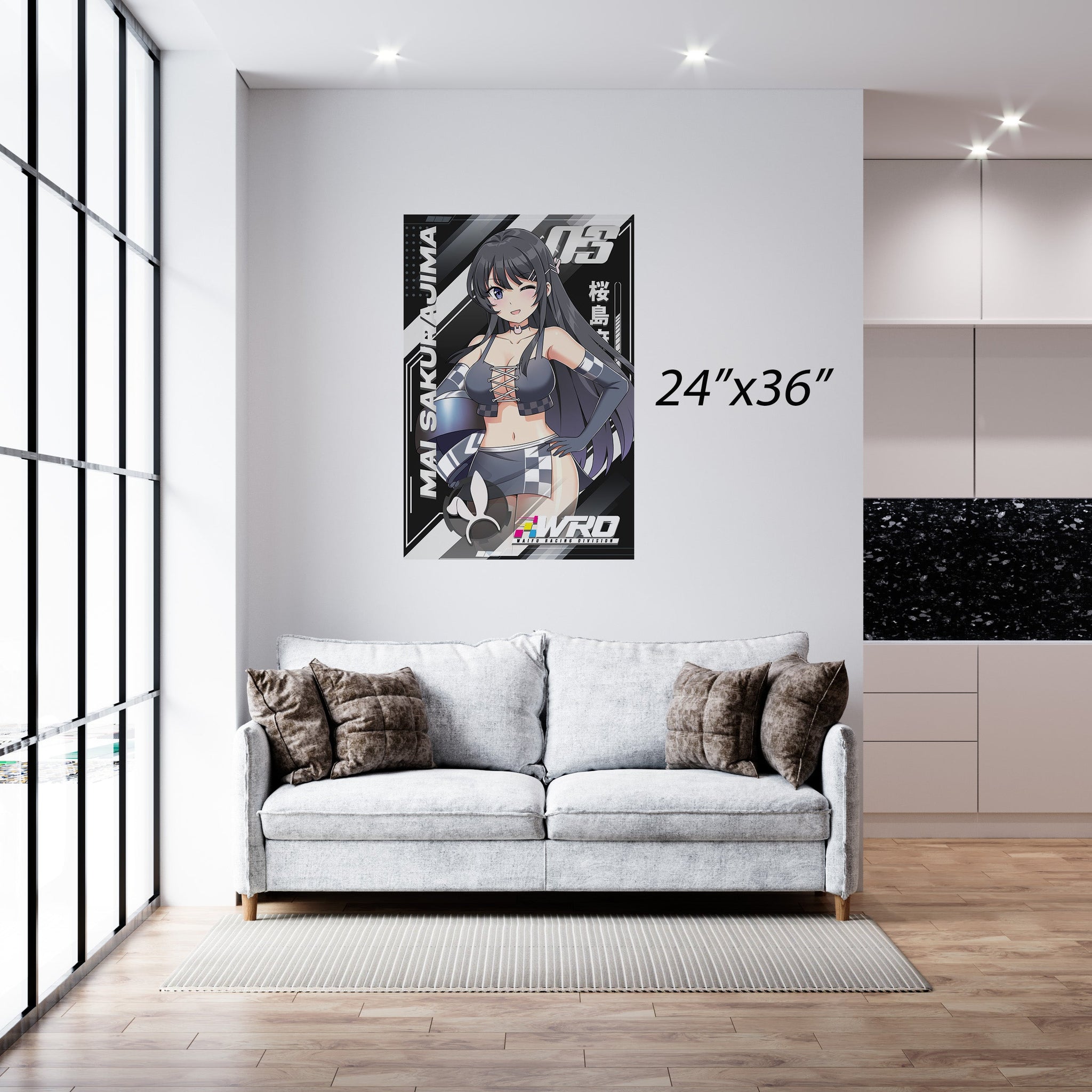 mai ♡ Mai Sakurajima Poster Banner – Vinyl Labz