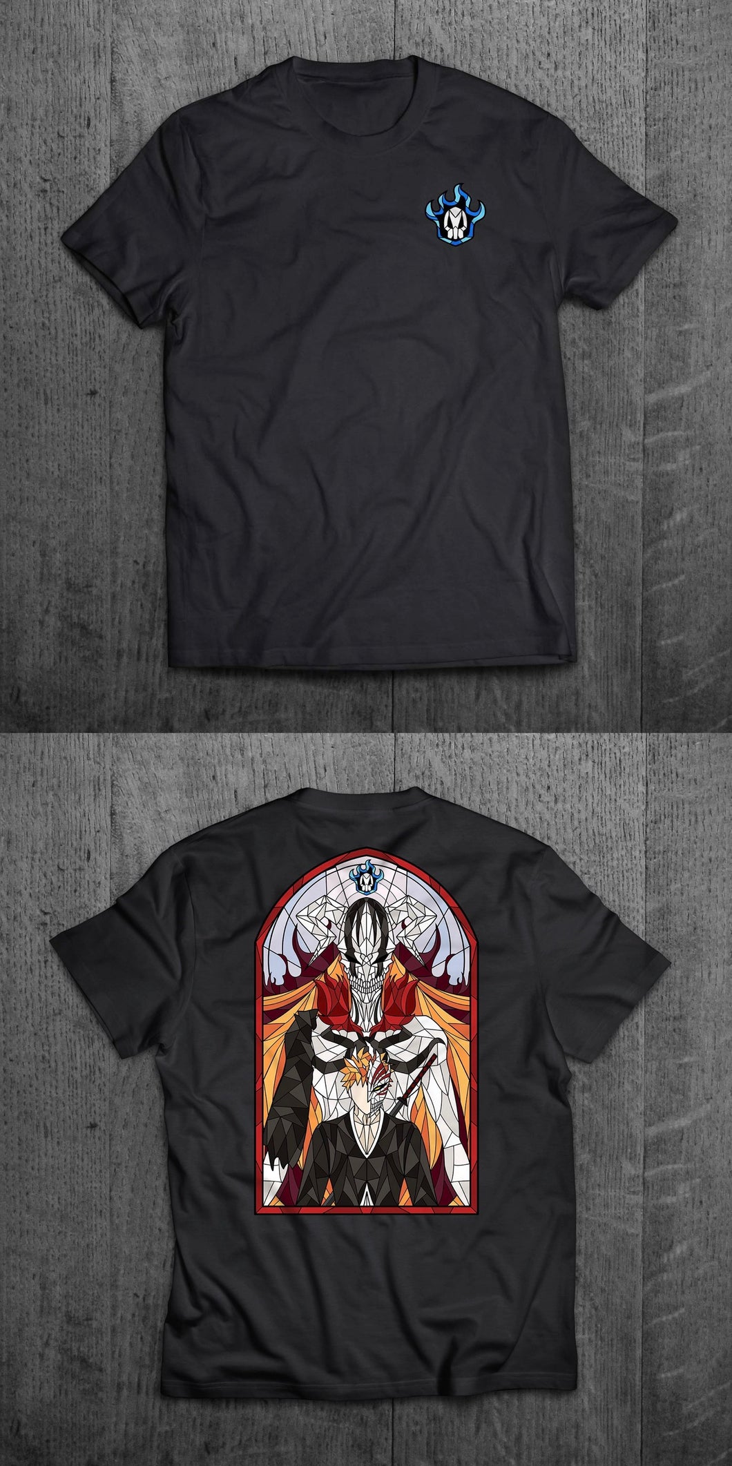 Ichigo Stained Glass T-Shirt (Front & Back)