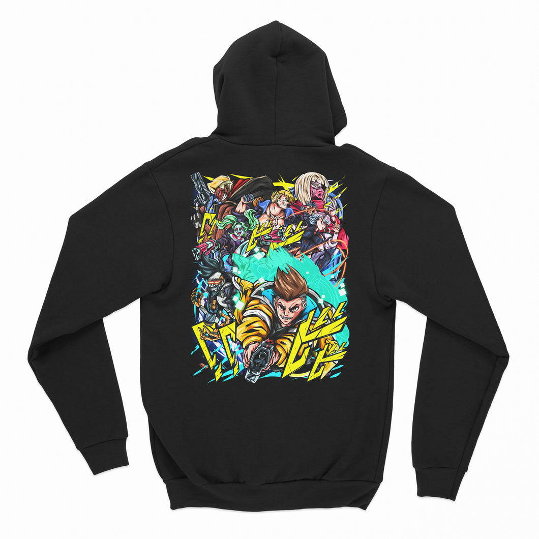 Cyber Punk Edge Runners Hoodie (Front & Back)