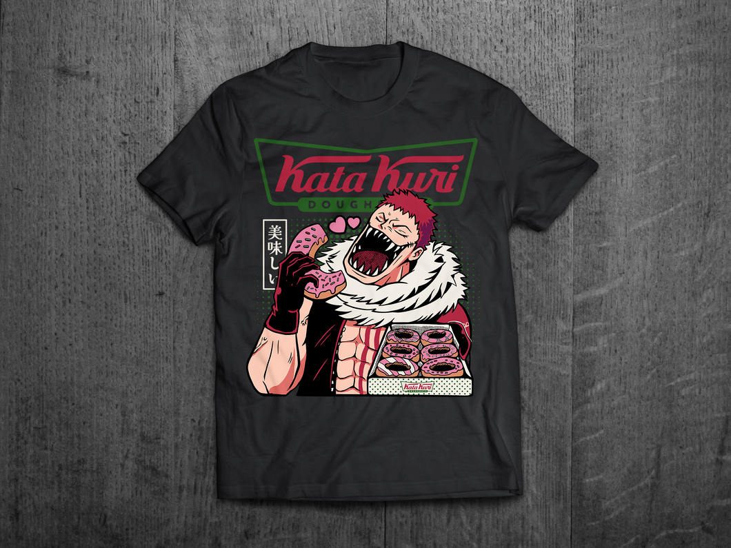 Kata Kuri Doughnuts T-Shirt (Front Only)