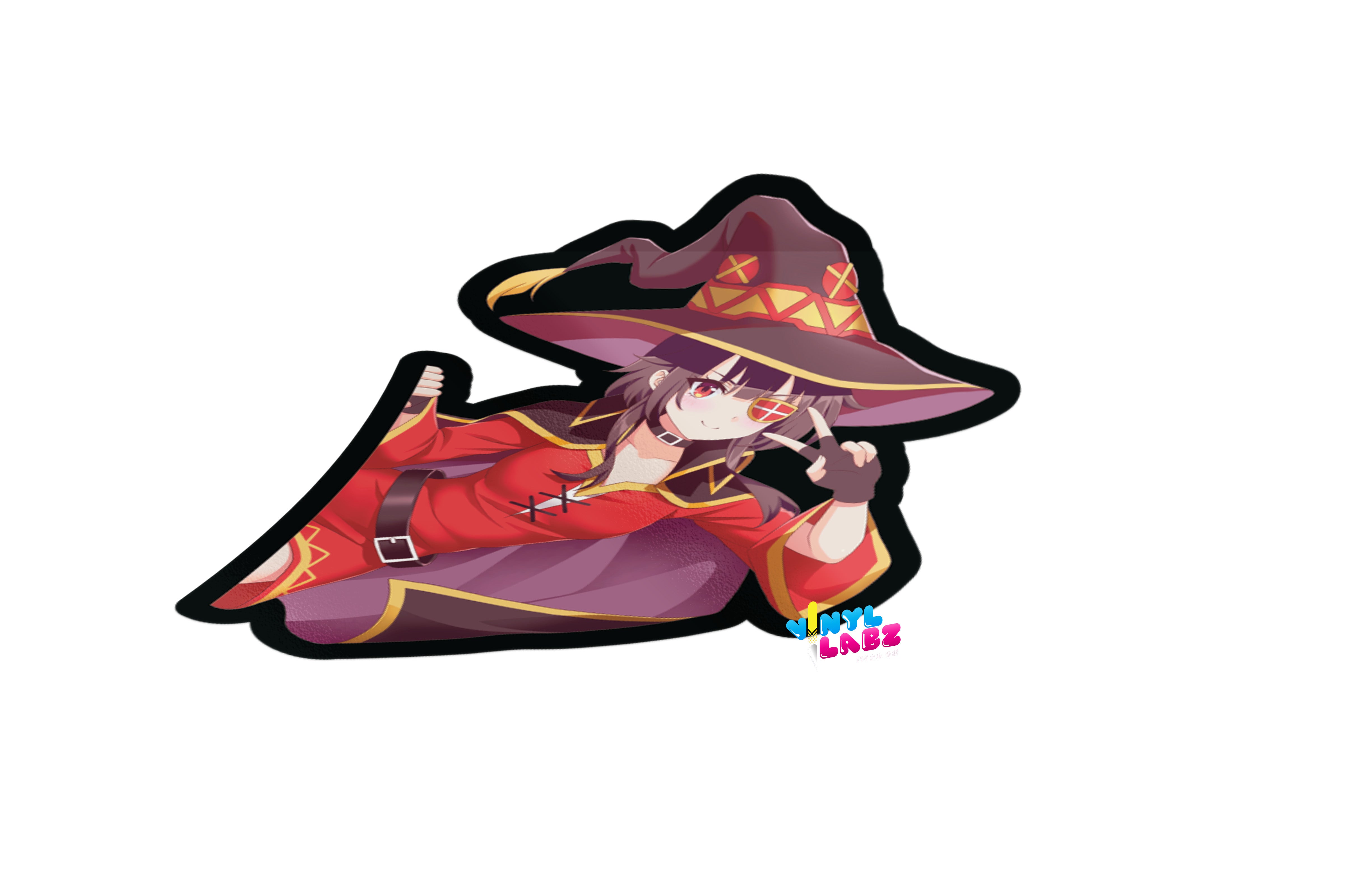 Megumin Side Peek Spot Holo Mini Vinyl Labz