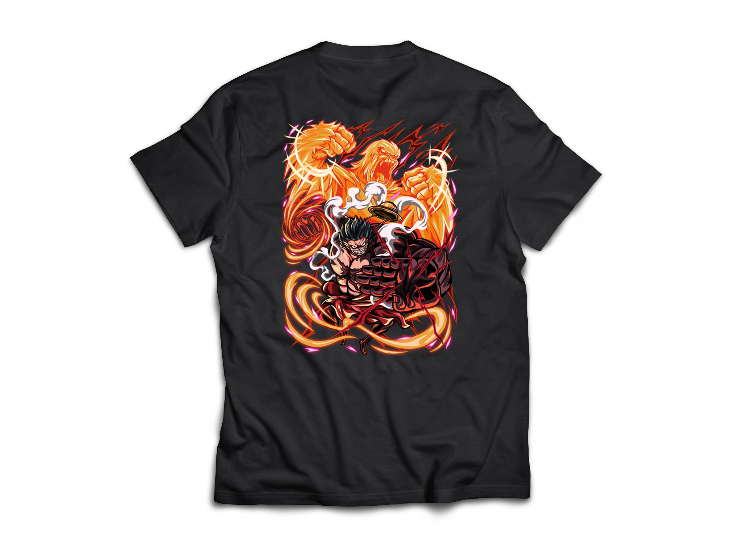 One Piece Luffy Gear 4 T-Shirt (Front & Back) – Vinyl Labz