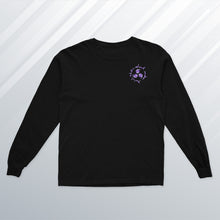 Load image into Gallery viewer, Orochimaru Stained Glass  Long Sleeve Black T-shirt (Front &amp; Back)

