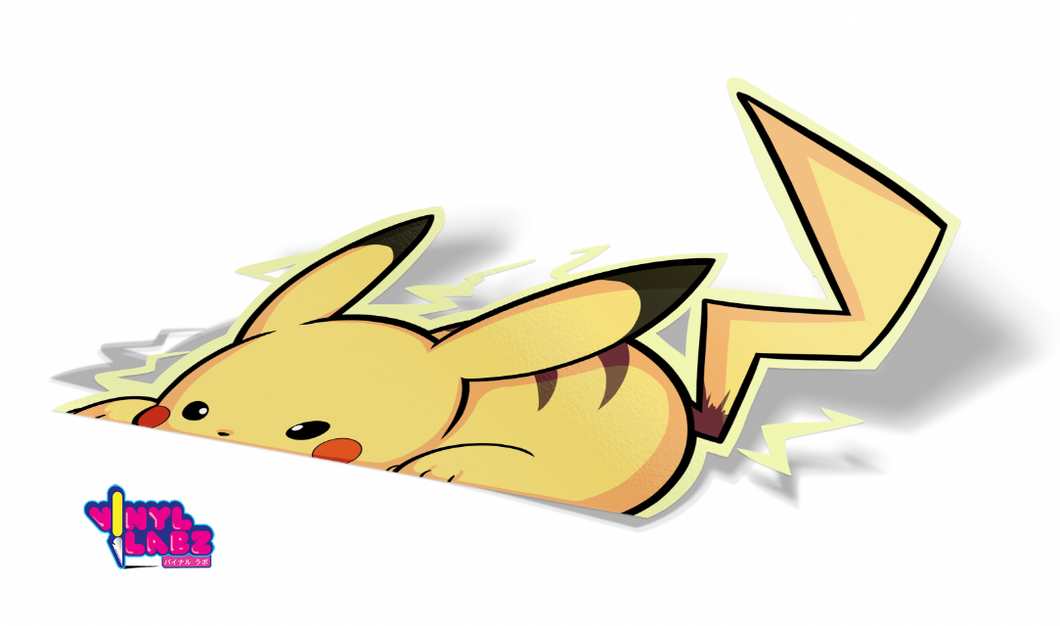 Sticker autocollant holographique - Pikachu - Pokemon - Stickers