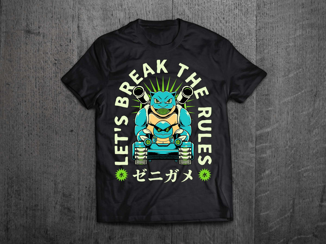 Rule Breaker ~ Blastoise T-Shirt (Front Only)