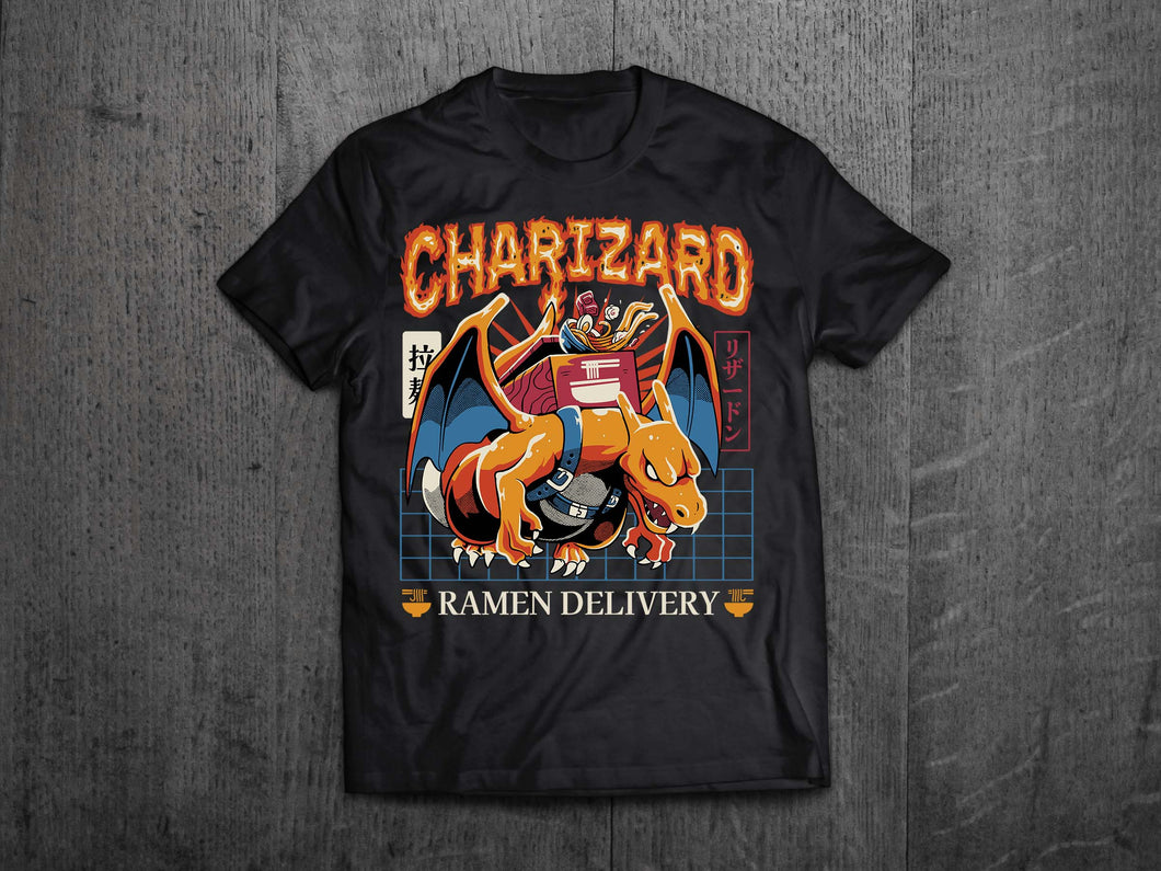 Charizard Ramen T-Shirt (Front Only)