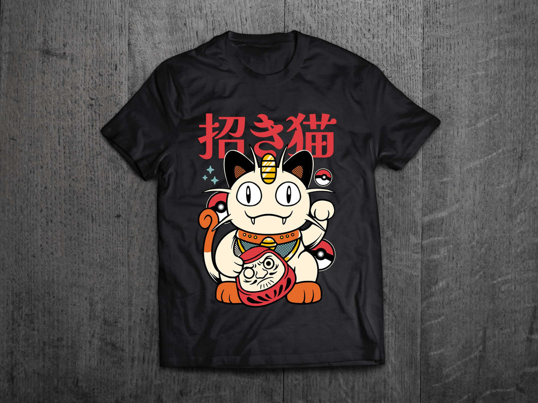 Lucky Meowth T-Shirt (Front Only)