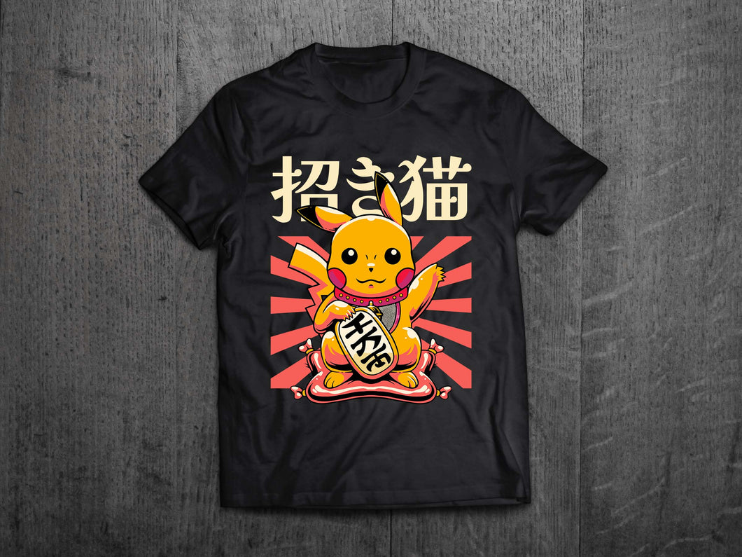 Lucky Pikachu T-Shirt (Front Only)