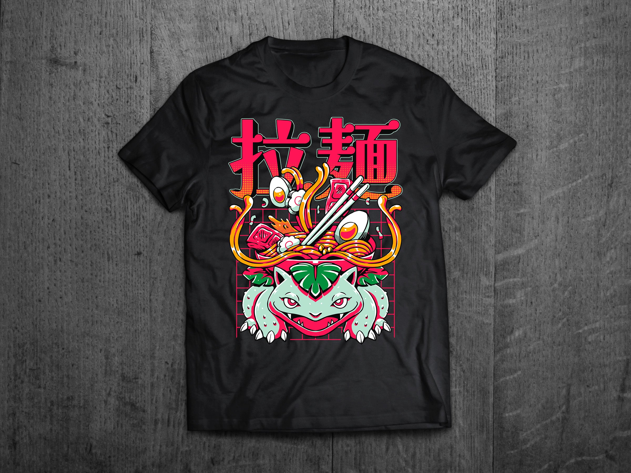 Venusaur Ramen T-Shirt (Front Only) – Vinyl Labz