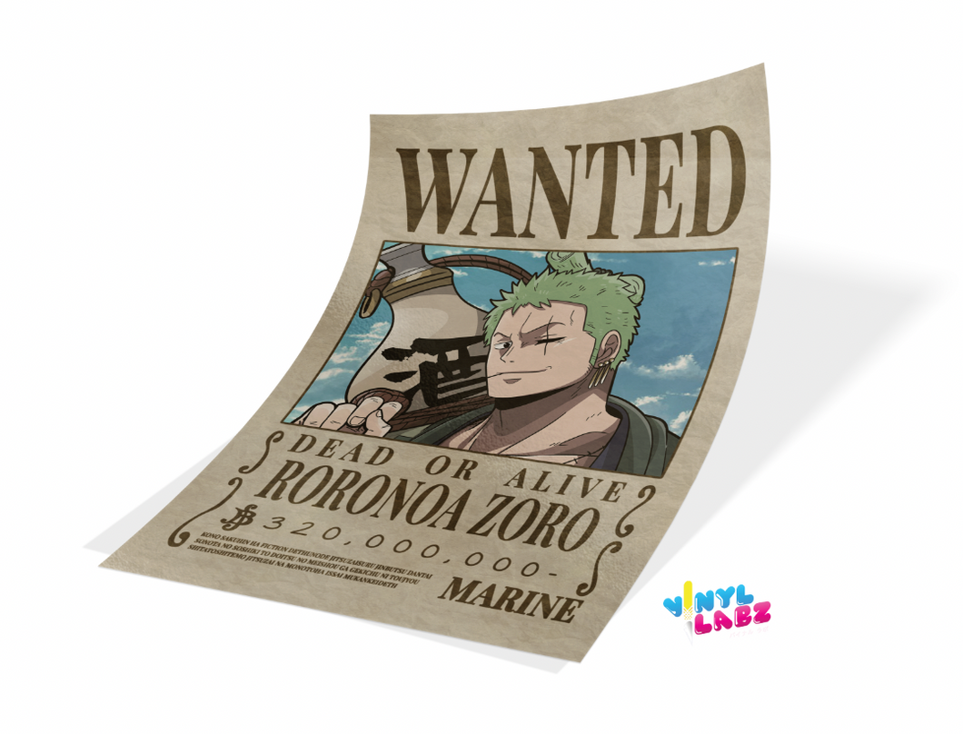 Zoro - Wanted Poster