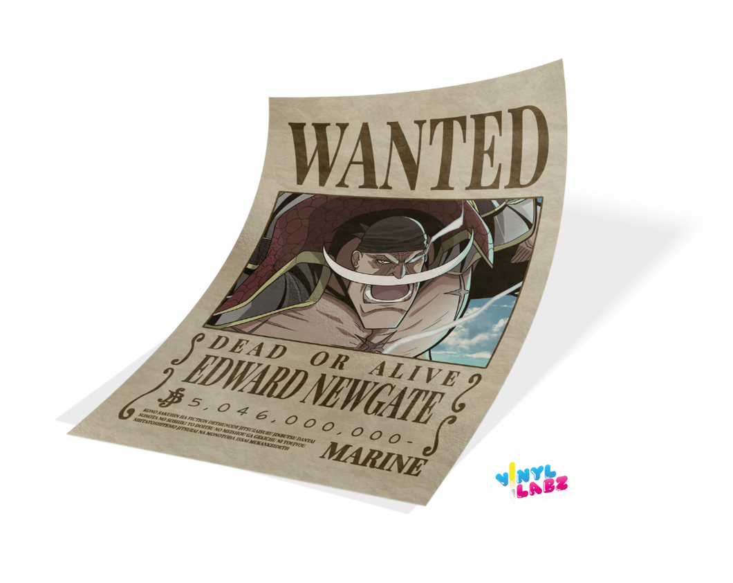 Whitebeard - Wanted Poster