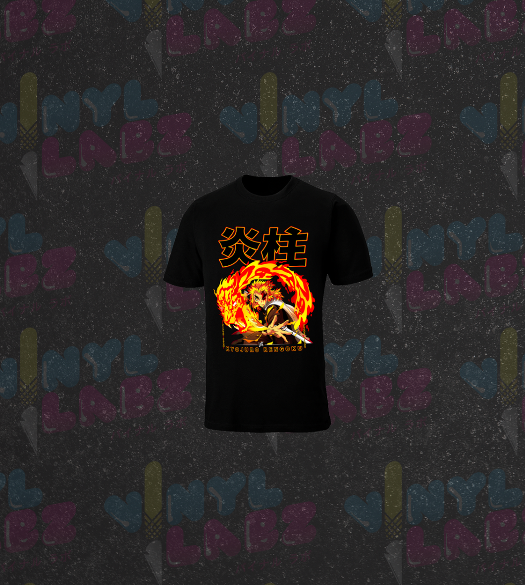Flame Tiger T-Shirt - (Front Only)