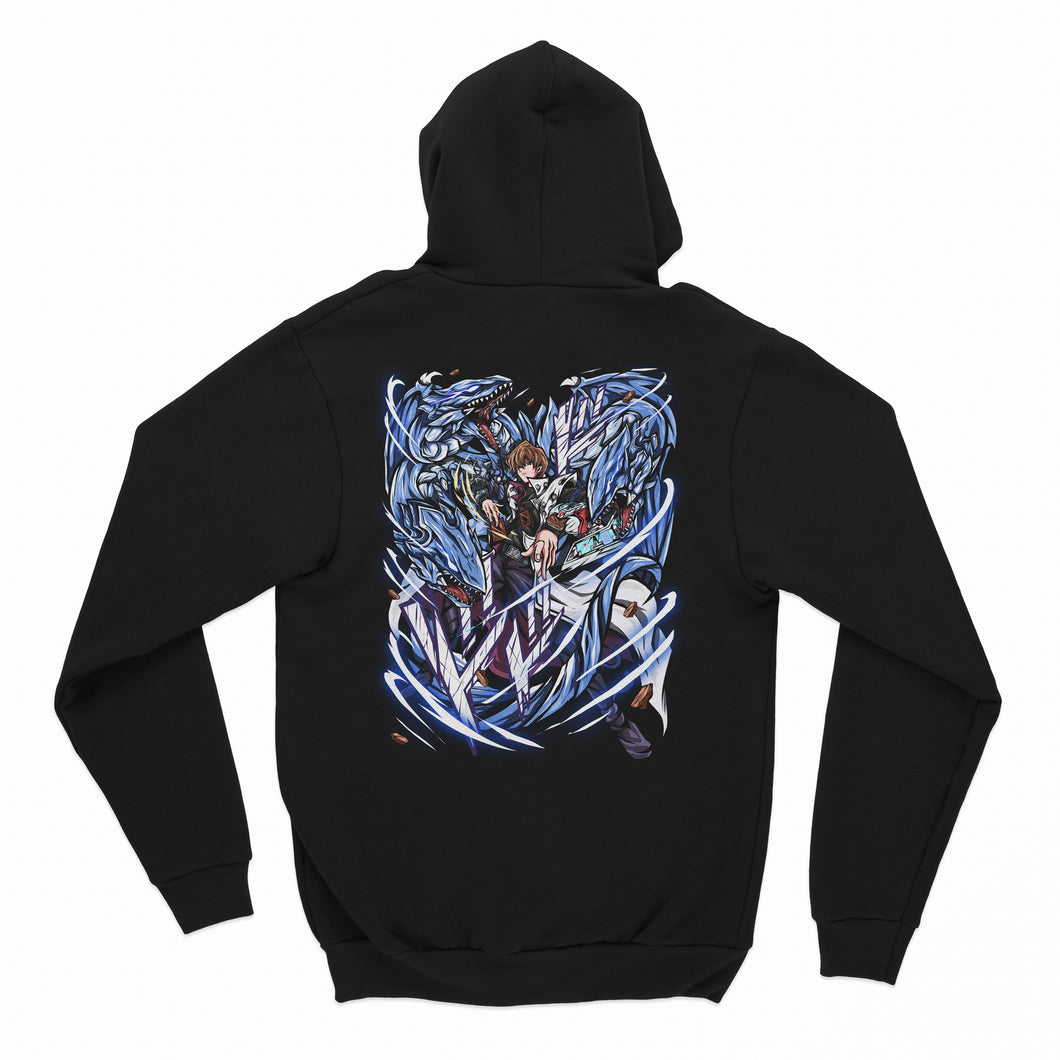 Yu Gi Oh - Seto Kaiba & Blue Eyes Ultimate Dragon  Zip Up Hoodie