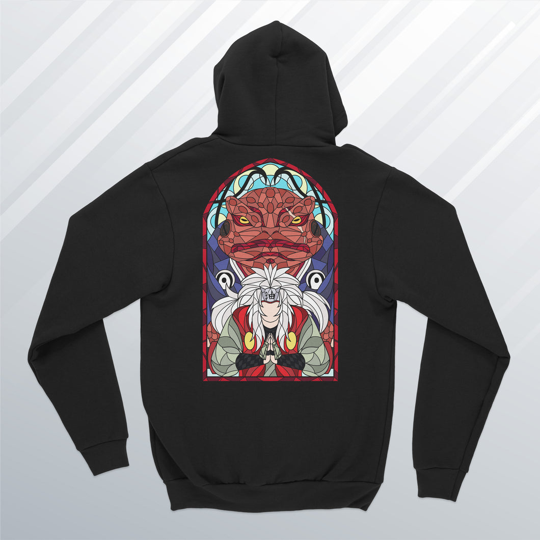 Jiraiya Stained Glass Hoodie (Front & Back)