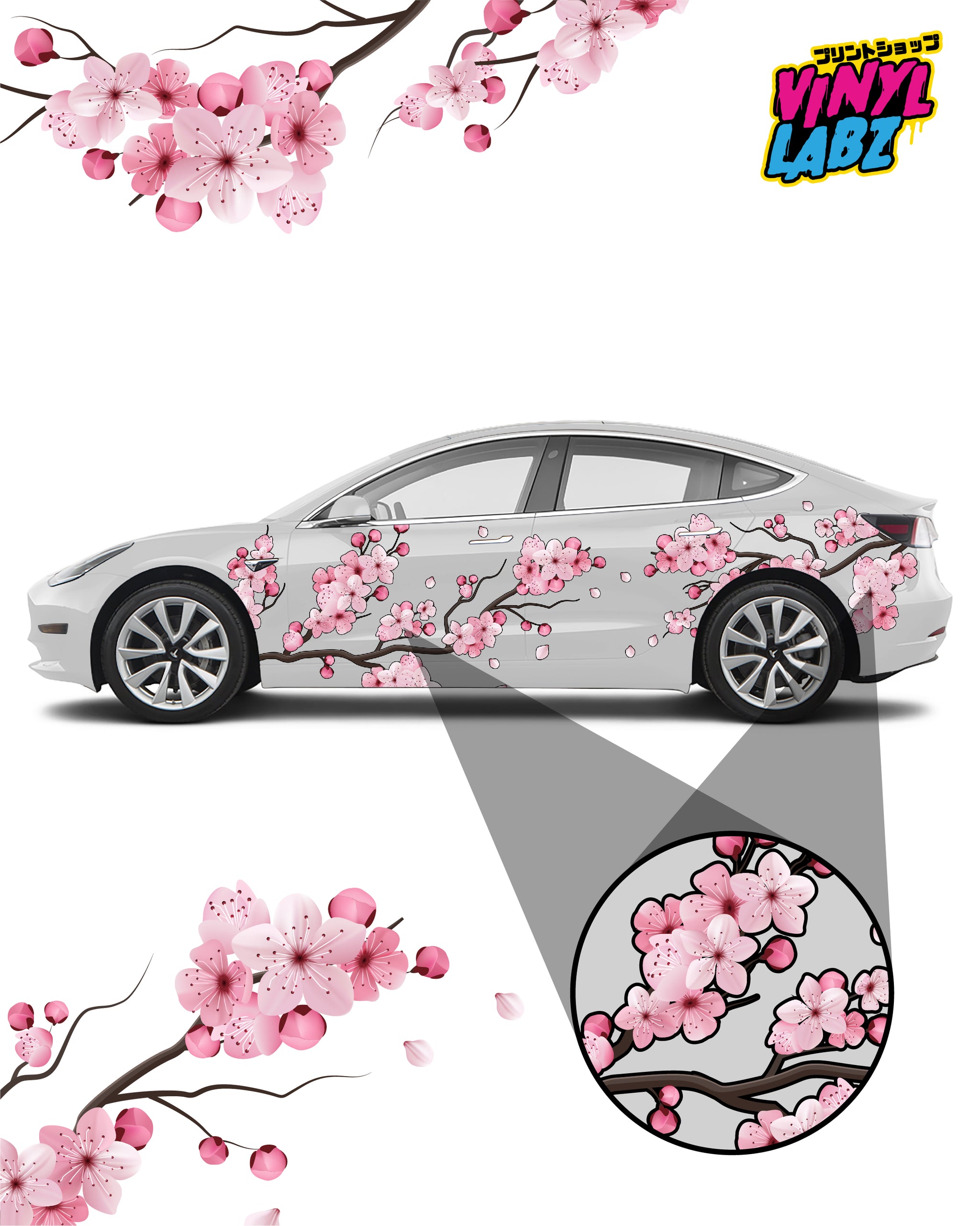 002 Front Waifu Racing Division Large Sticker – Vinyl Labz