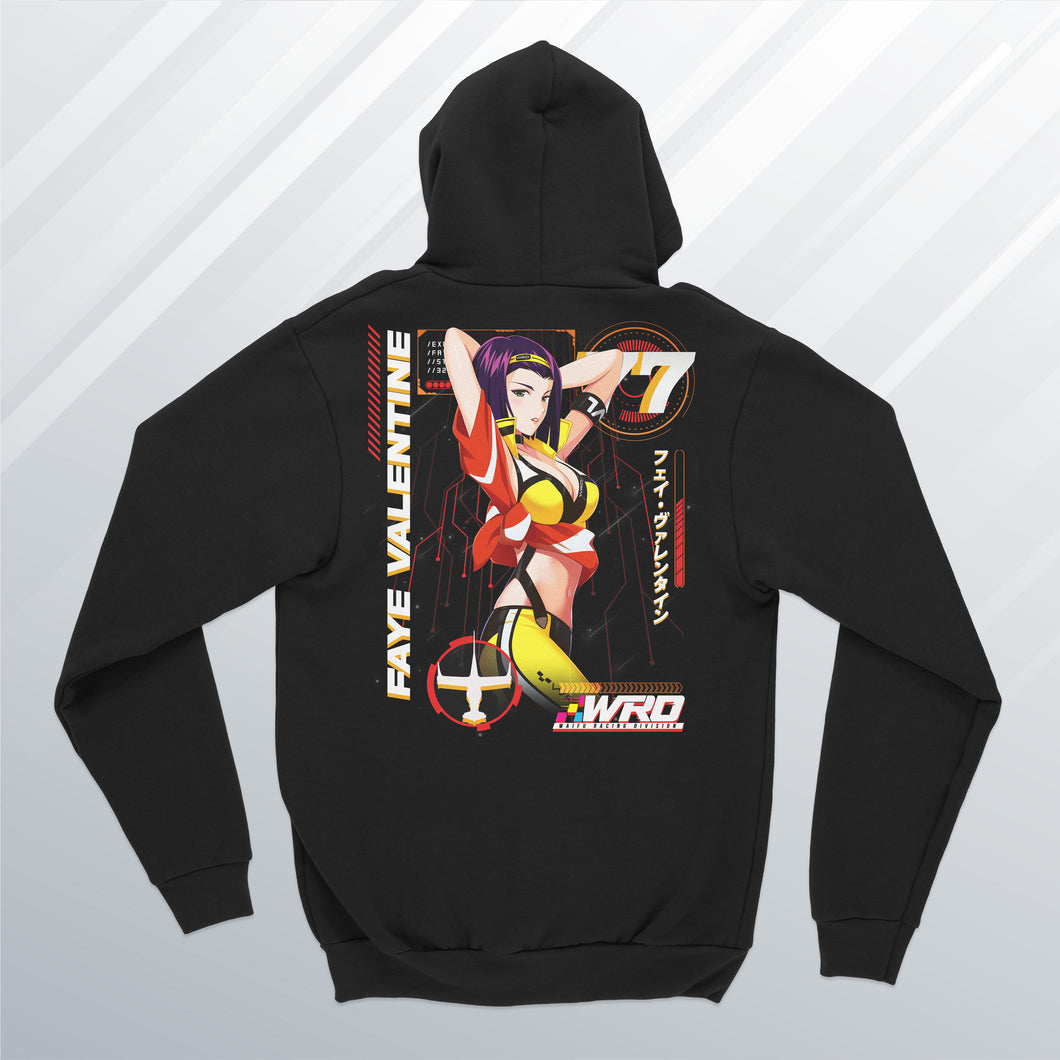 Faye  Zip Up Hoodie (Front and Back)