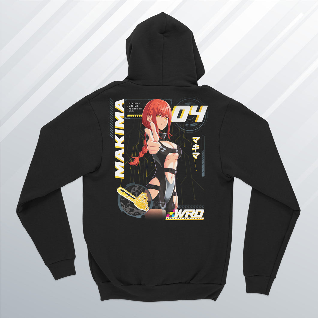Makima  Zip Up Hoodie (Front and Back)