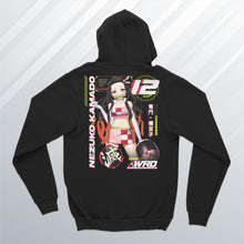 Load image into Gallery viewer, Nezuko Zip Up Hoodie (Front and Back)
