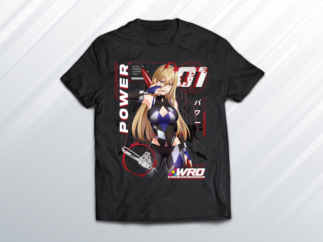 Power  T-shirt (FRONT ONLY)